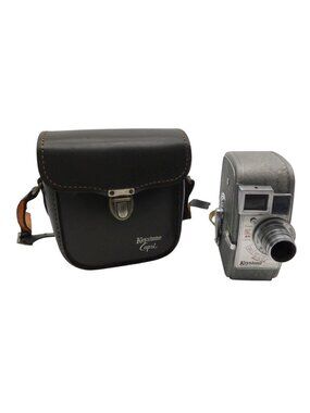 Vintage Keystone K-25 Capri 8mm Movie Camera w/ Original Case Untested USA
